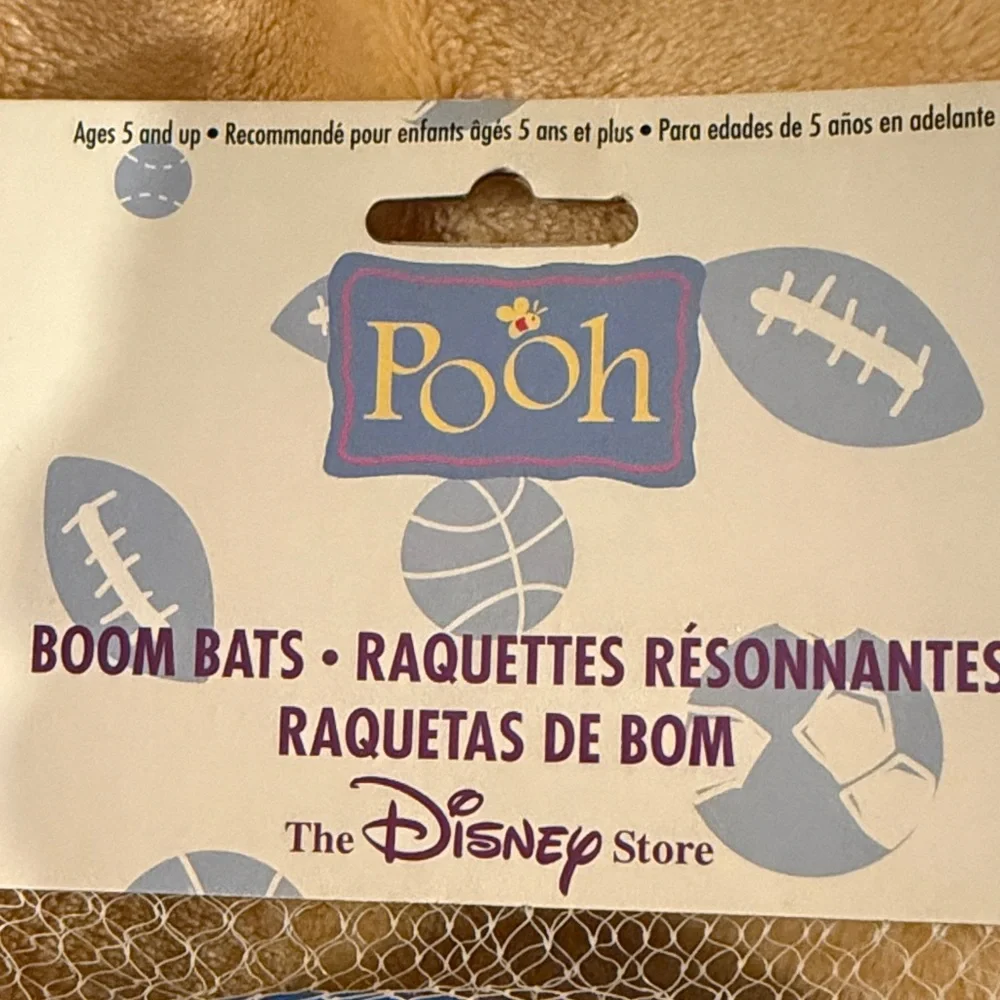 Disney Pooh Boom Bats Set - Blue and Yellow
